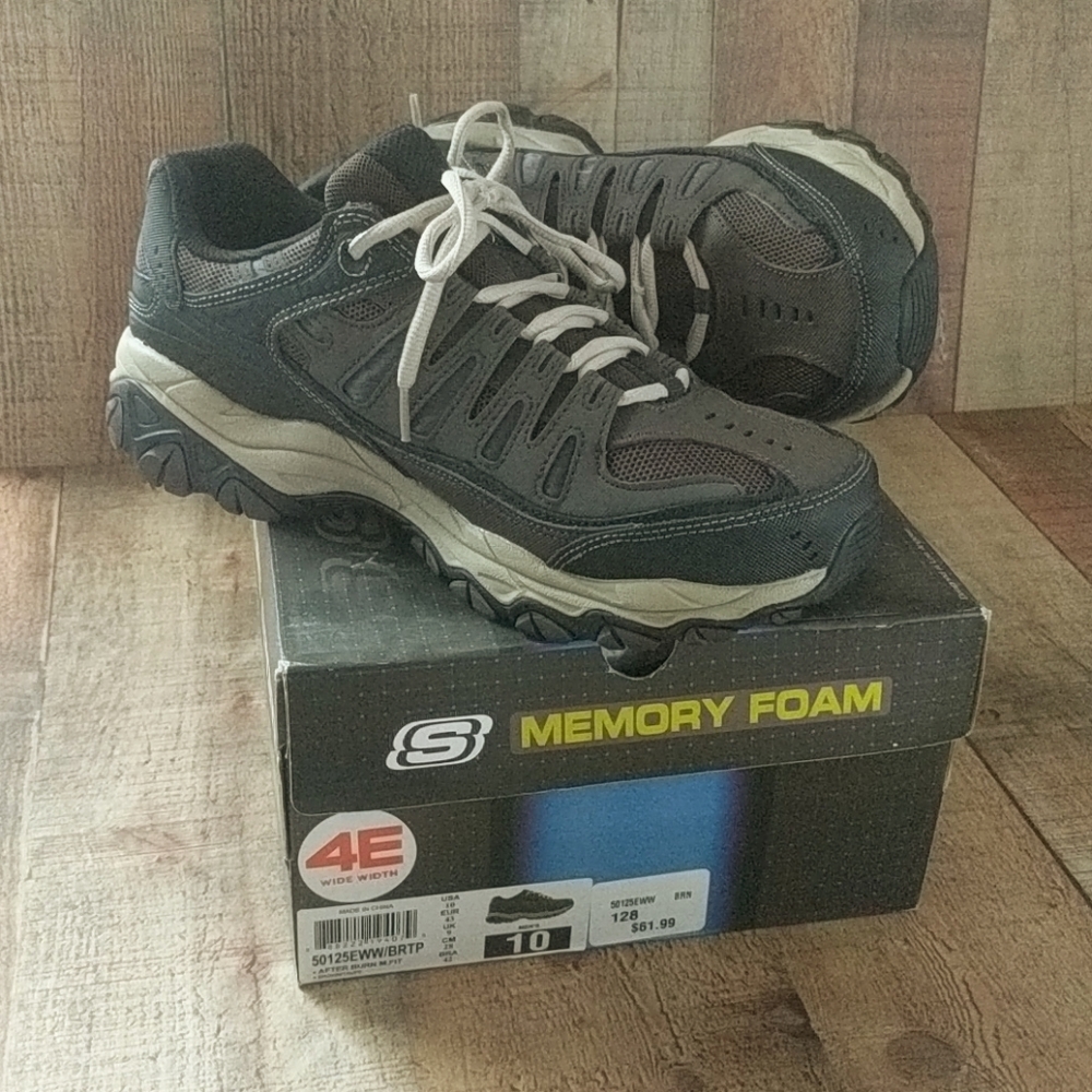 Sketchers Sport Brown Size 10 Wide Men's Shoe